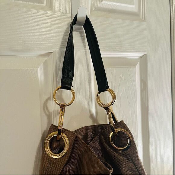 Jean Pierre Hobo Bucket Bag with Gold Accents - Picture 4 of 14